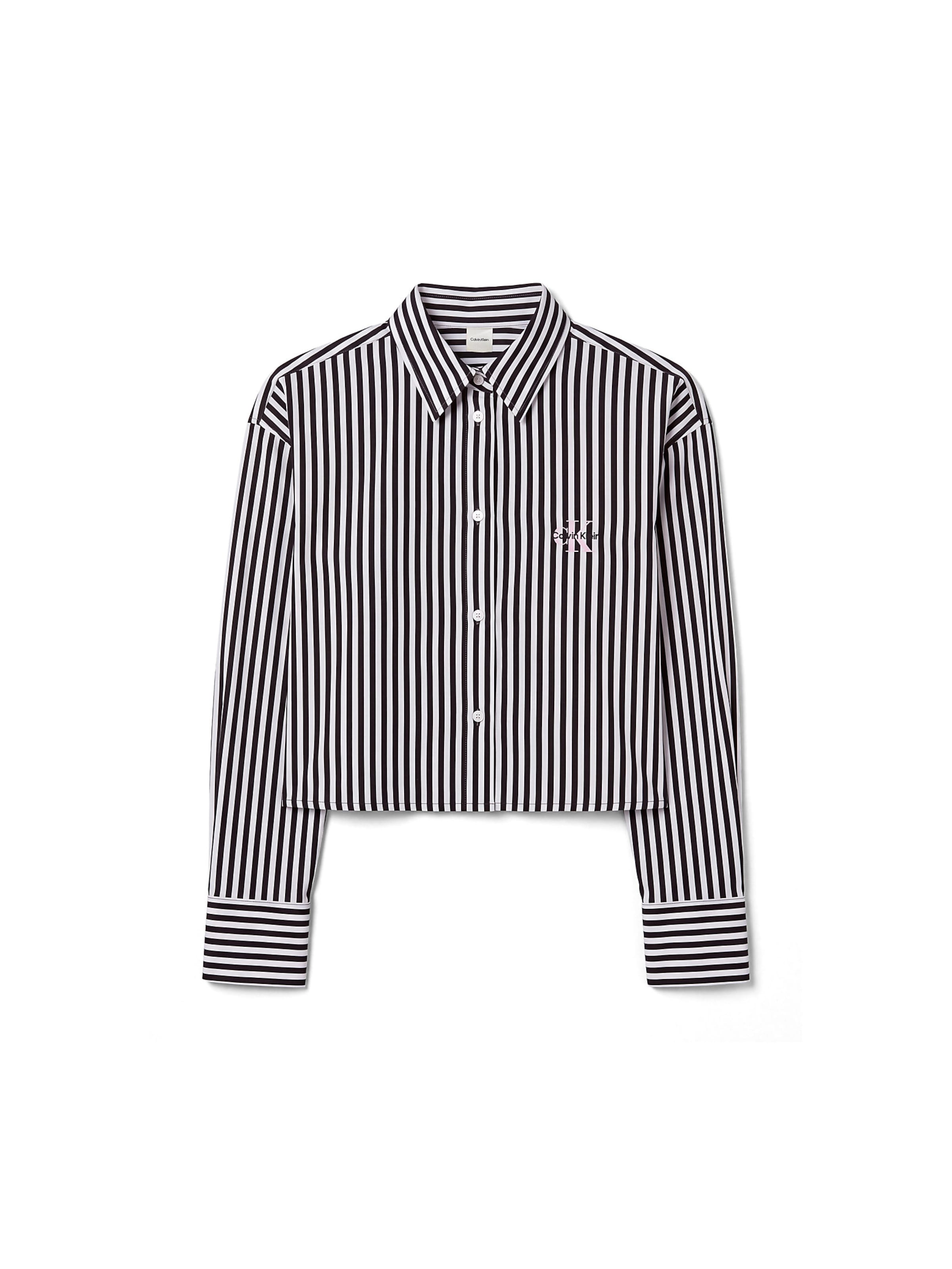 Calvin Klein Schlafshirt in Schwarz: Vorderseite