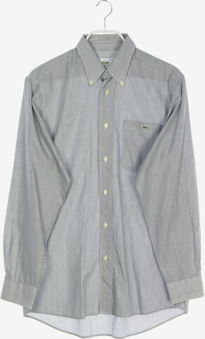 LACOSTE Button Up Shirt in S in Grey: front