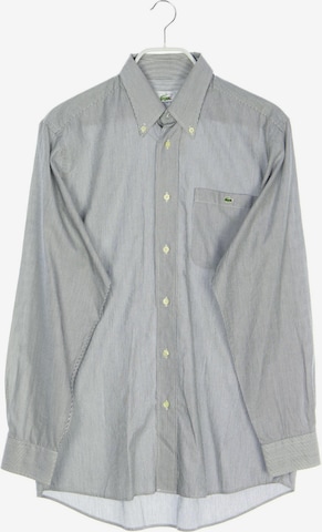 LACOSTE Button Up Shirt in S in Grey: front