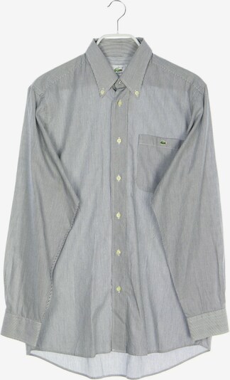 LACOSTE Button Up Shirt in S in Anthracite / White, Item view