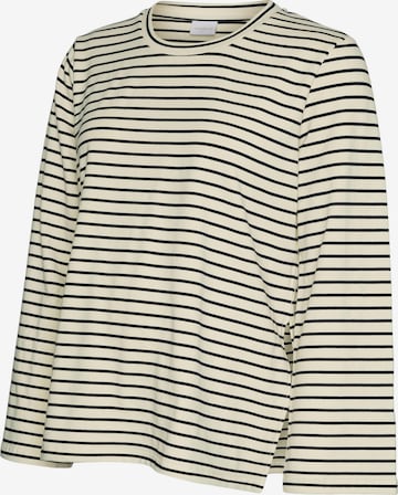 smėlio MAMALICIOUS Marškinėliai 'MLAMILA VITA': priekis