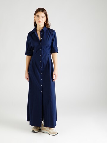 Robe-chemise 'JOAN' Staud en bleu : devant