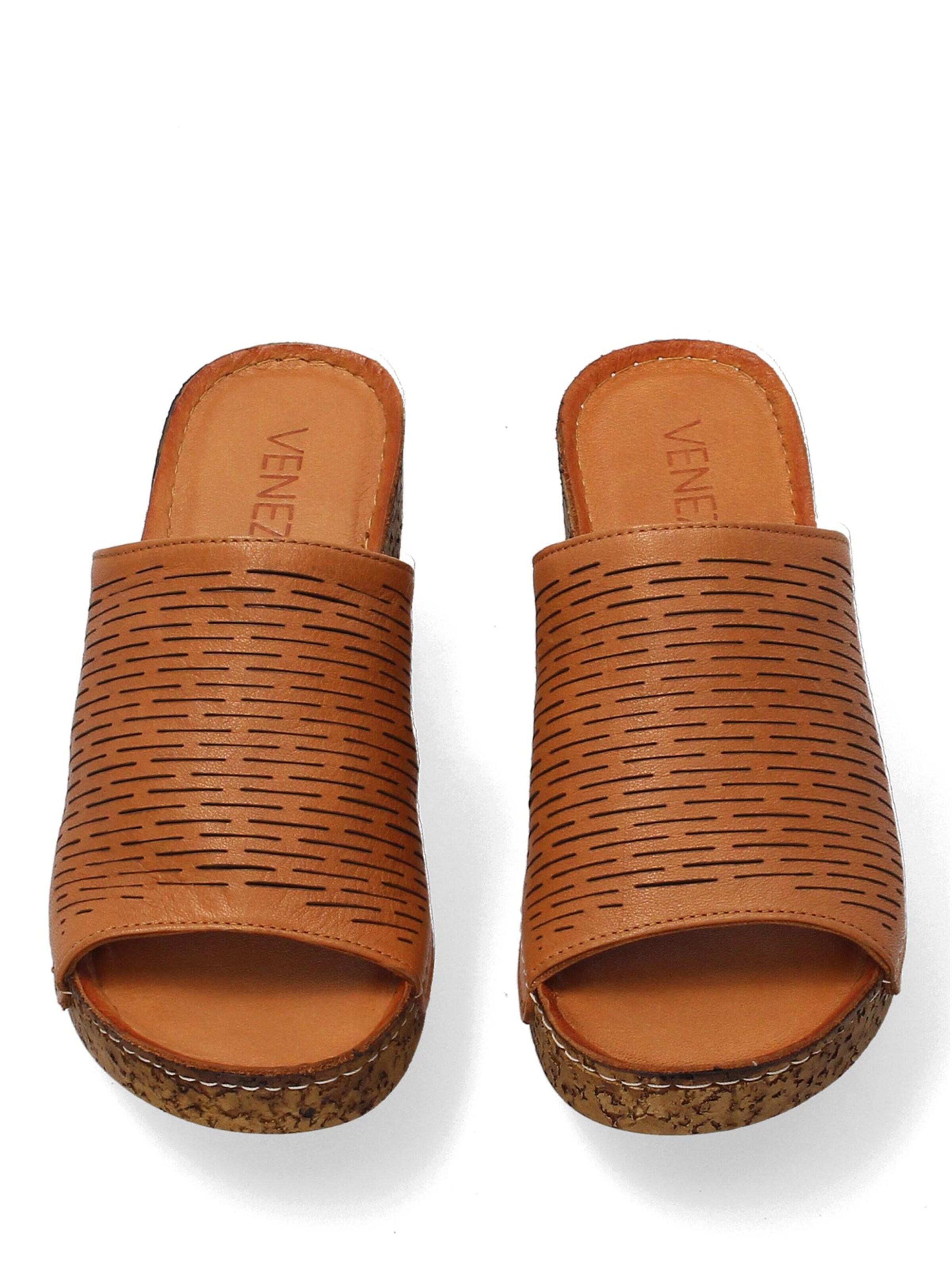 VENEZIA Mules in Brown
