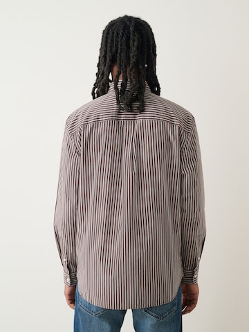 Next Regular fit Button Up Shirt in Brown