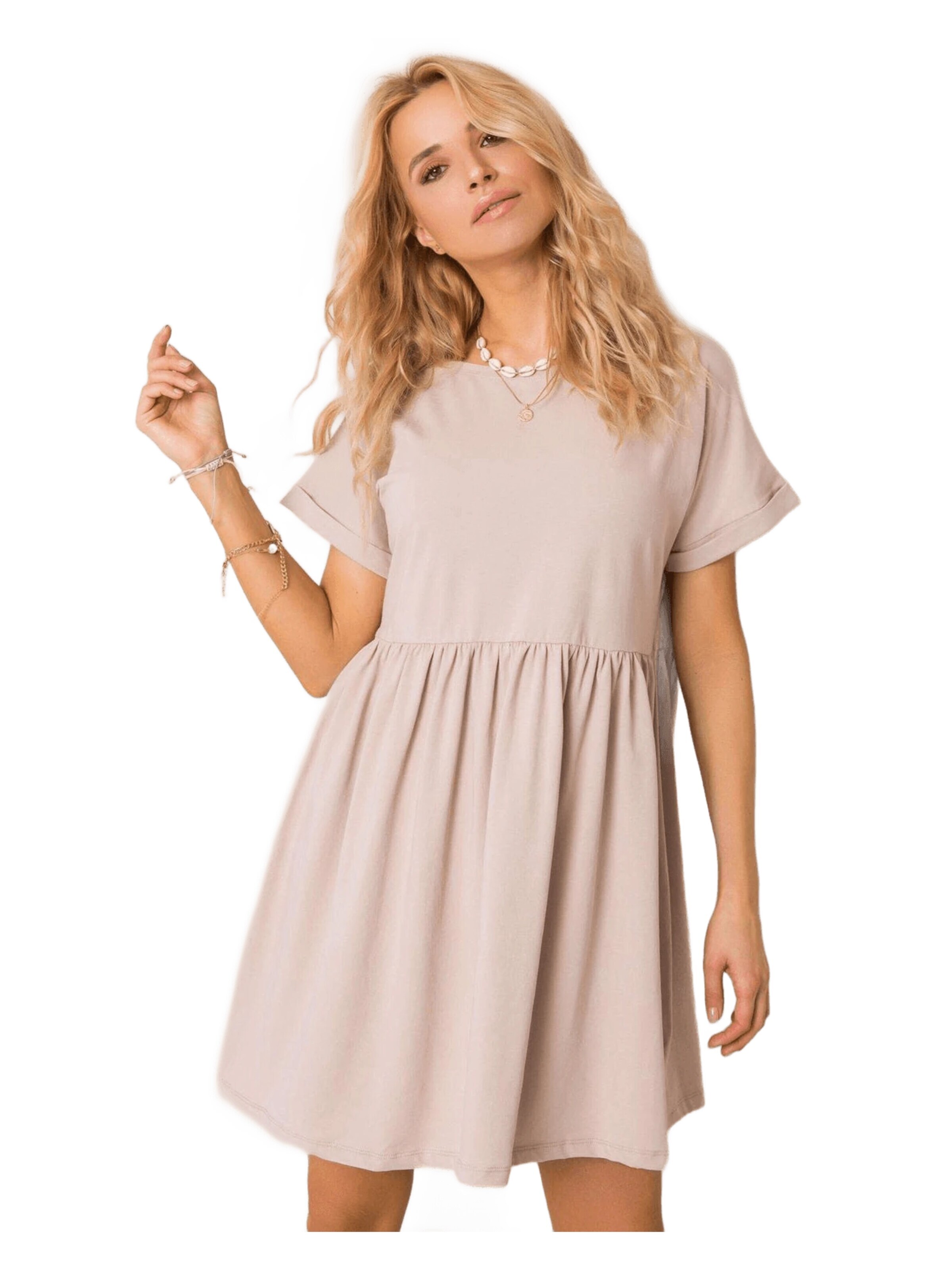 amorubi.com Dress in Beige: front