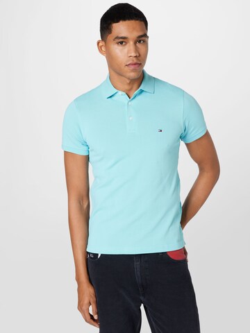 TOMMY HILFIGER Tričko – modrá: přední strana