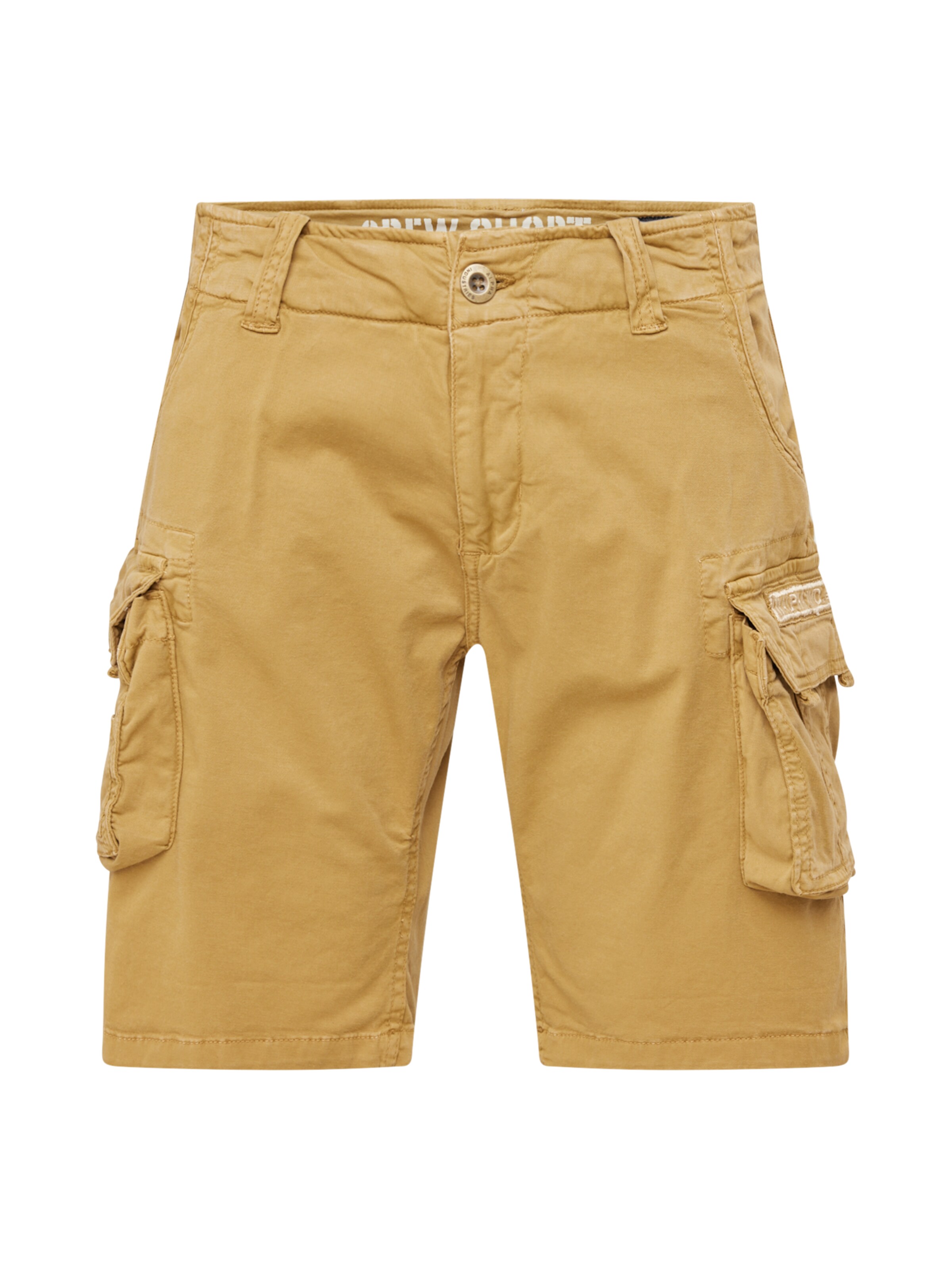 ALPHA INDUSTRIES - Calças cargo em verde: frente