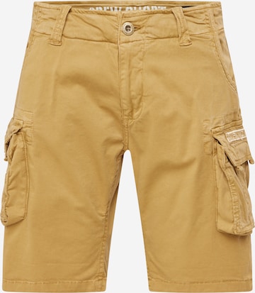 Pantalon cargo ALPHA INDUSTRIES en vert : devant