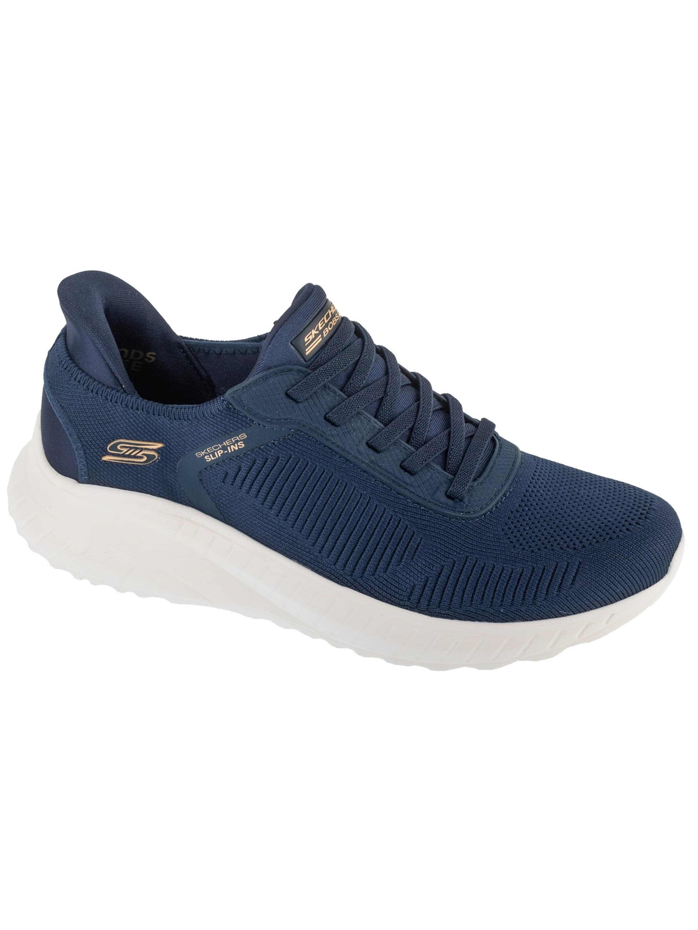 Baskets basses 'Slip-Ins: BOBS Sport Squad Chaos - Current Muse' SKECHERS en bleu : devant