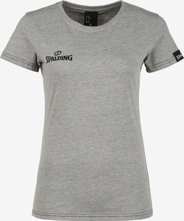 SPALDING Performance Shirt 'Team II 4Her' in Grey: front