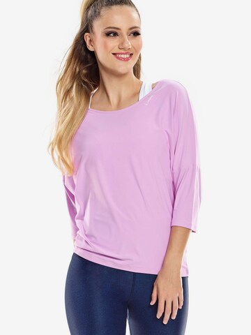 WinshapeTehnička sportska majica 'DT111LS' - roza boja: prednji dio