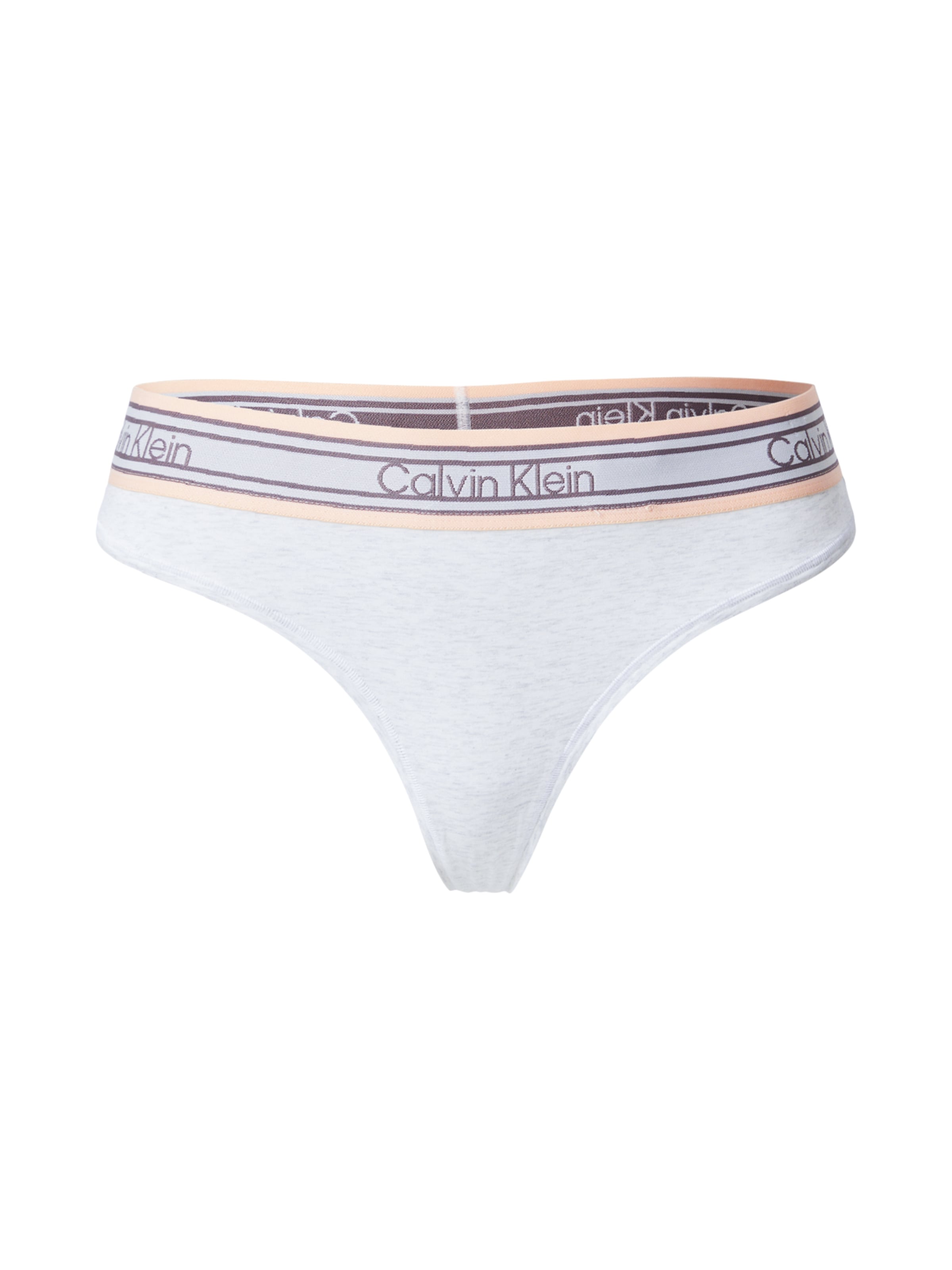 Calvin Klein Underwear String in Grijs: voorkant