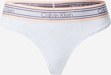 Calvin Klein Underwear Stringit värissä harmaa: etupuoli
