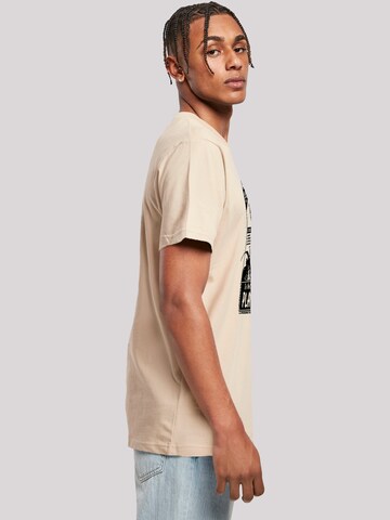 F4NT4STIC T-Shirt 'Atomfall Do Not Feed The Plants!' in Beige