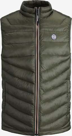 Gilet 'Hero' JACK & JONES en vert : devant