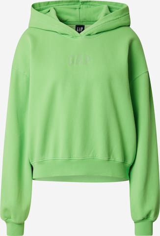 Sweat-shirt GAP en vert : devant