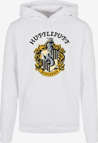 Felpa 'Harry Potter - Hufflepuff' di ABSOLUTE CULT in bianco: frontale