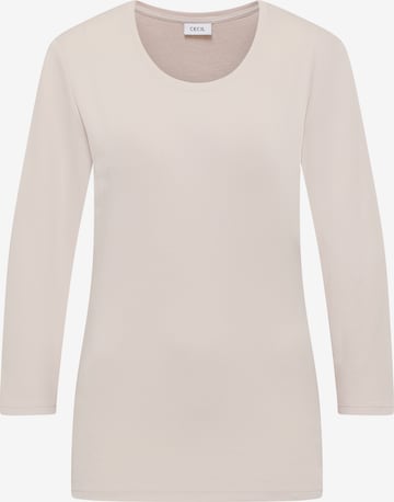 CECIL Shirt in Beige: front