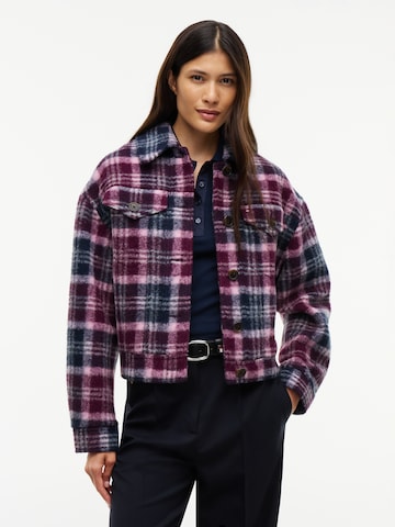 Veste mi-saison Tommy Jeans en noir : devant