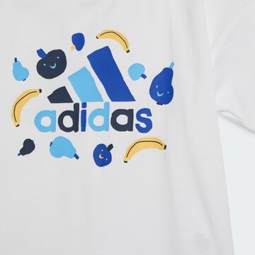 ADIDAS SPORTSWEAR Regularen Športna obleka 'Essentials' | bela barva