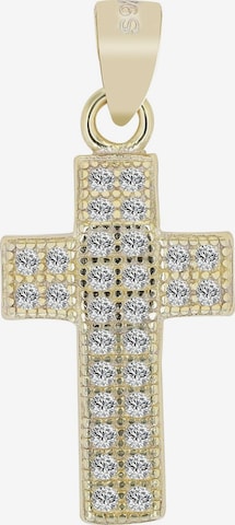 Akzent Anhänger 'Finley, 925 Sterlingsilber, langlebig' in Gold: Vorderseite