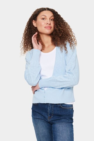 Cardigan 'Umay' SAINT TROPEZ en bleu : devant