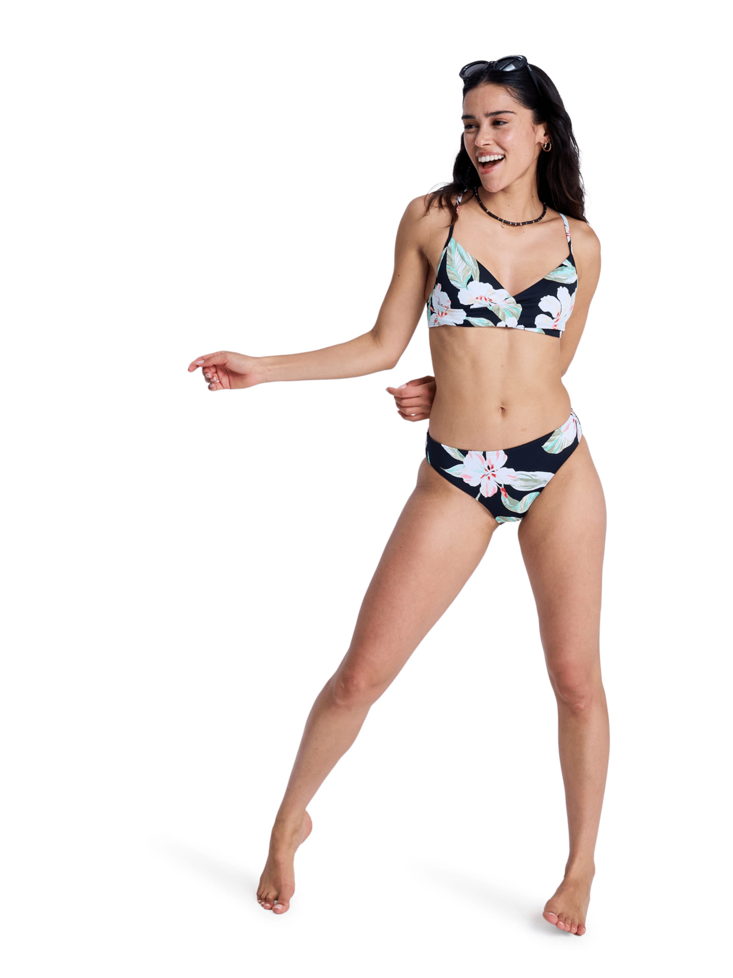 ROXY Bikinihose in Schwarz