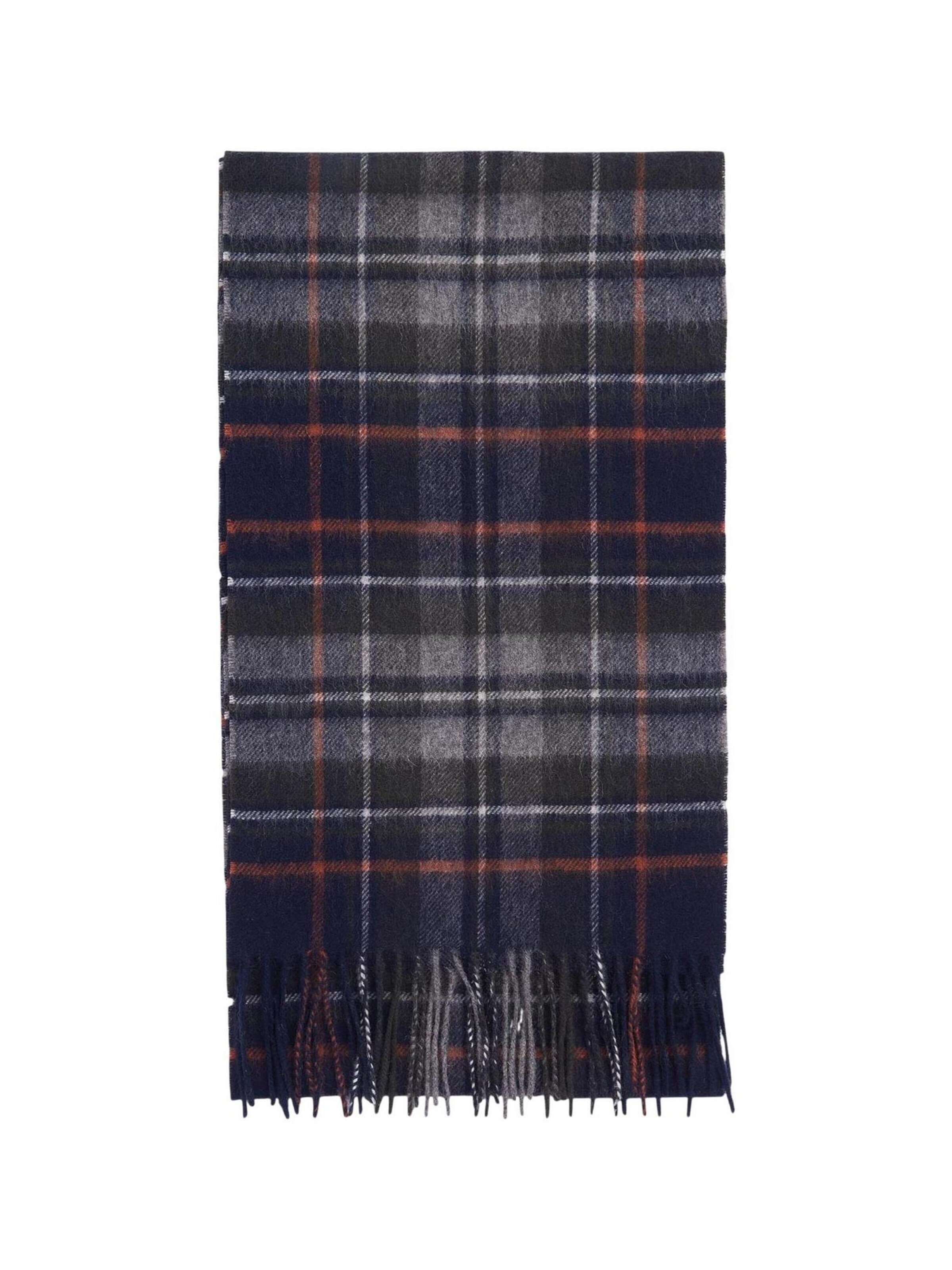 Sciarpa 'NEW CHECK TARTAN SCARF USC0137' di Barbour in blu: frontale