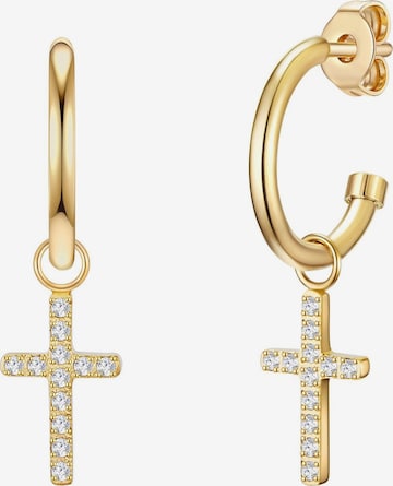 Eastside Earrings in Gold: front