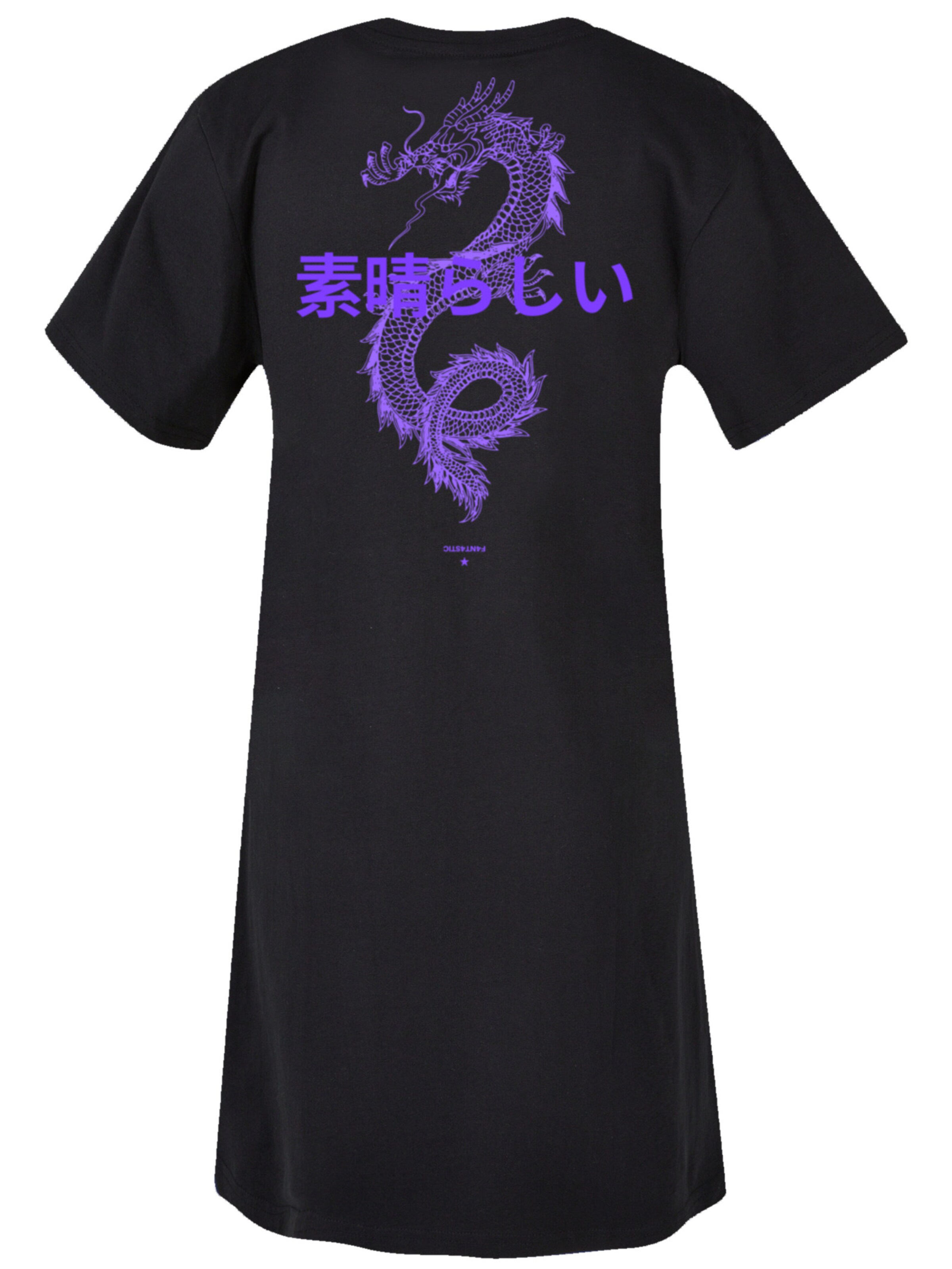 Robe 'Drache Japan' F4NT4STIC en noir