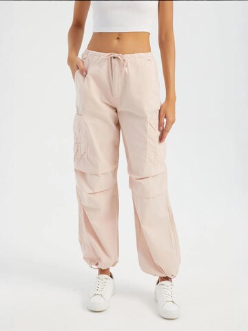 Hiccup - Tapered Calças cargo em rosa: frente