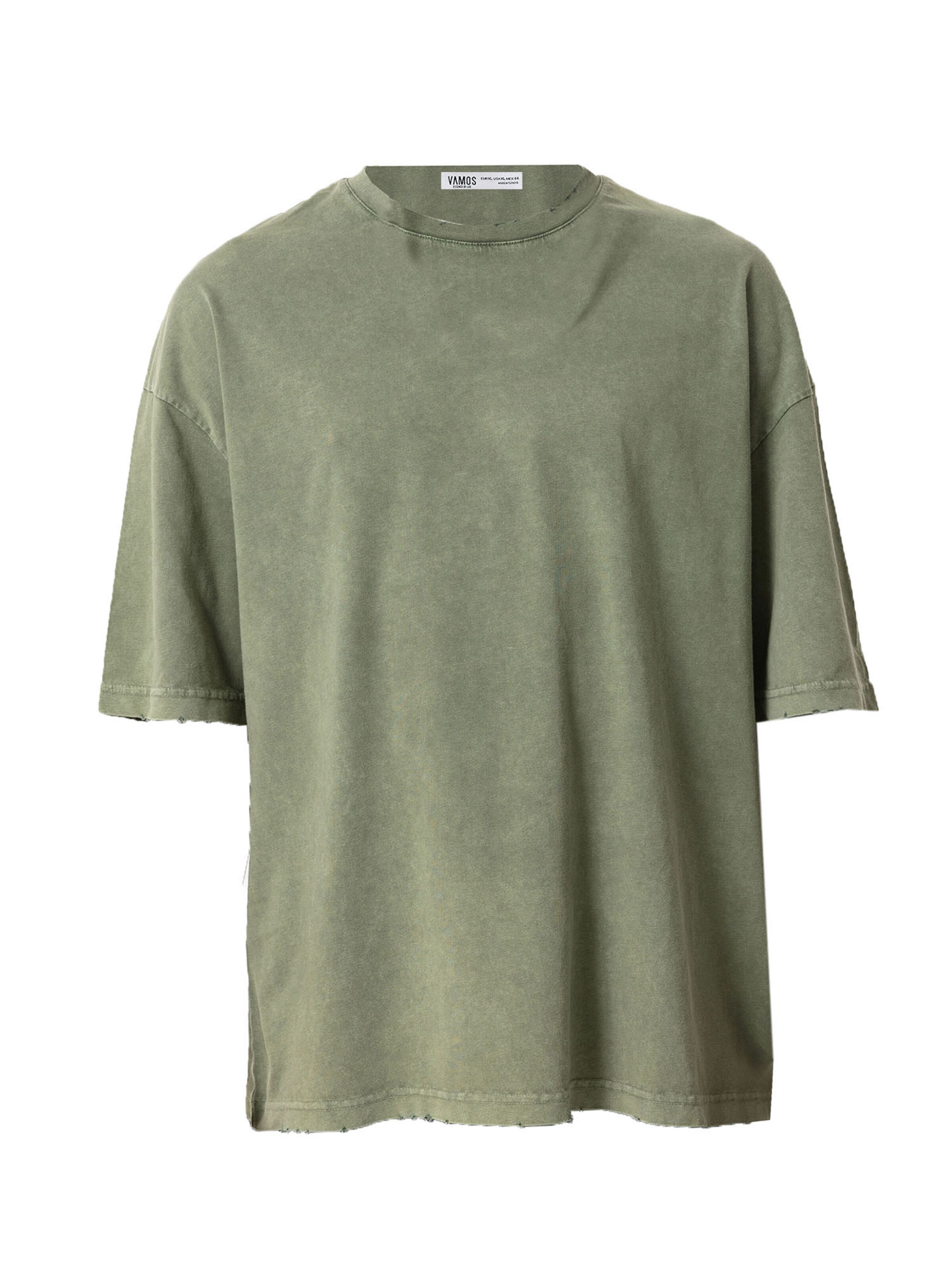 VAMOS CLO Tričko - Zelená: predná strana