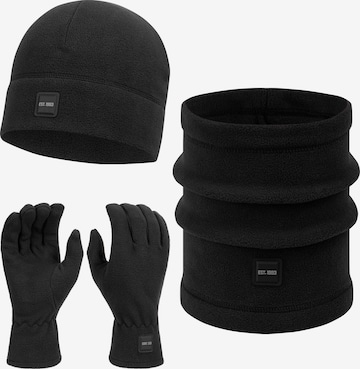 INDICODE JEANS Beanie 'Gjert' in Black: front