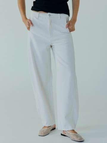 NORR - Regular Calças de ganga ' Kenzina ' em branco