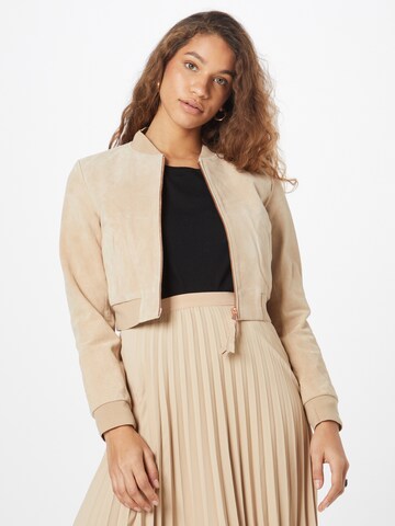 FREAKY NATION Between-Season Jacket 'Alva' in Beige: front