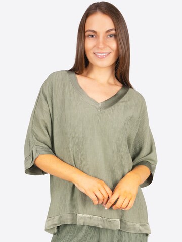 Seasons of April Blouse 'Stella' in Groen: voorkant