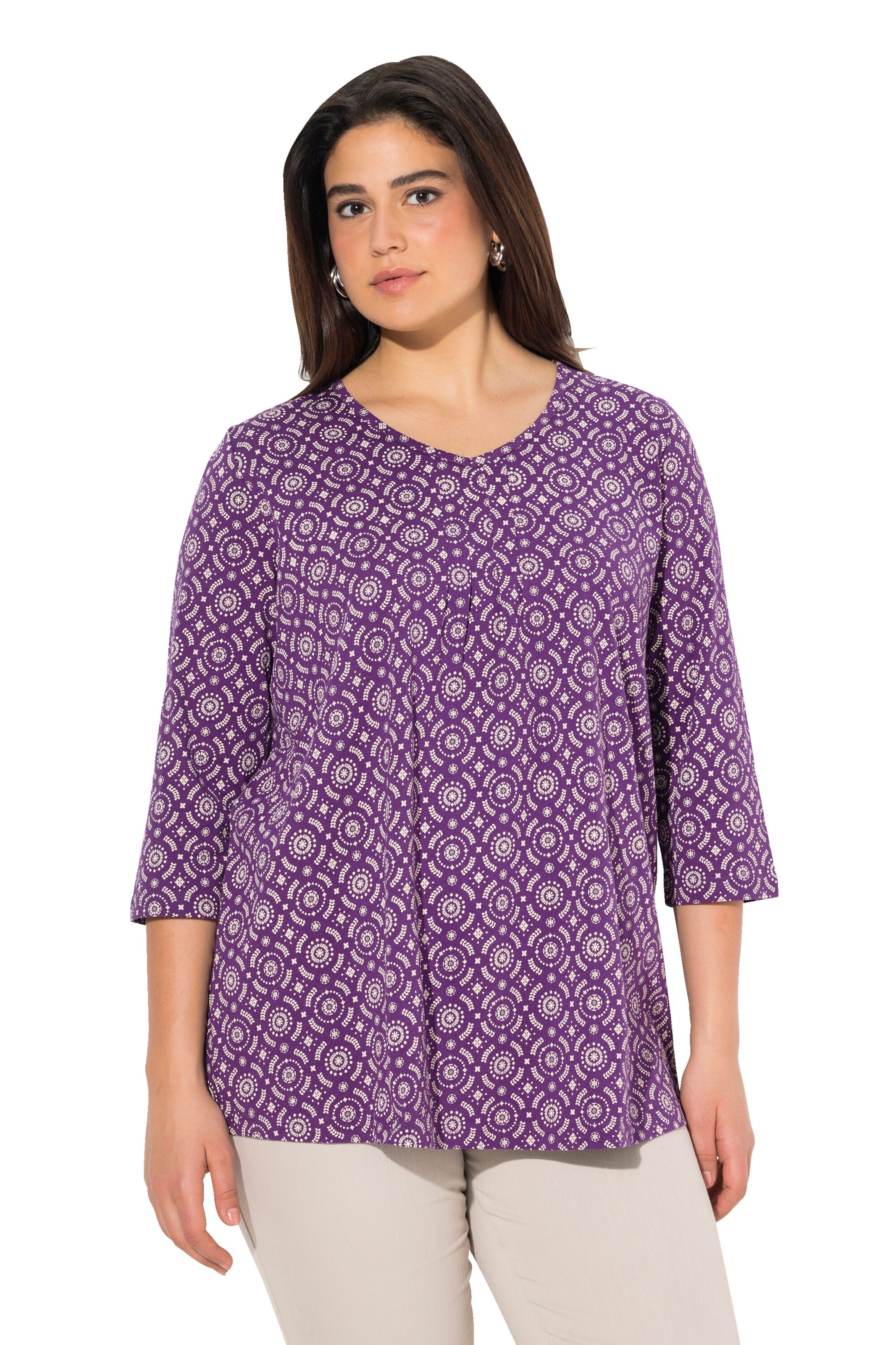 Ulla Popken Shirt in Purple: front