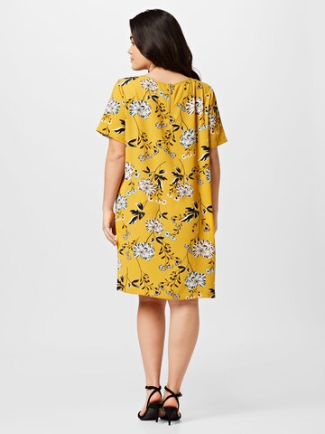 ONLY Carmakoma Dress 'LUXMIE' in Yellow