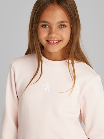 Sweat-shirt Calvin Klein Jeans en rose