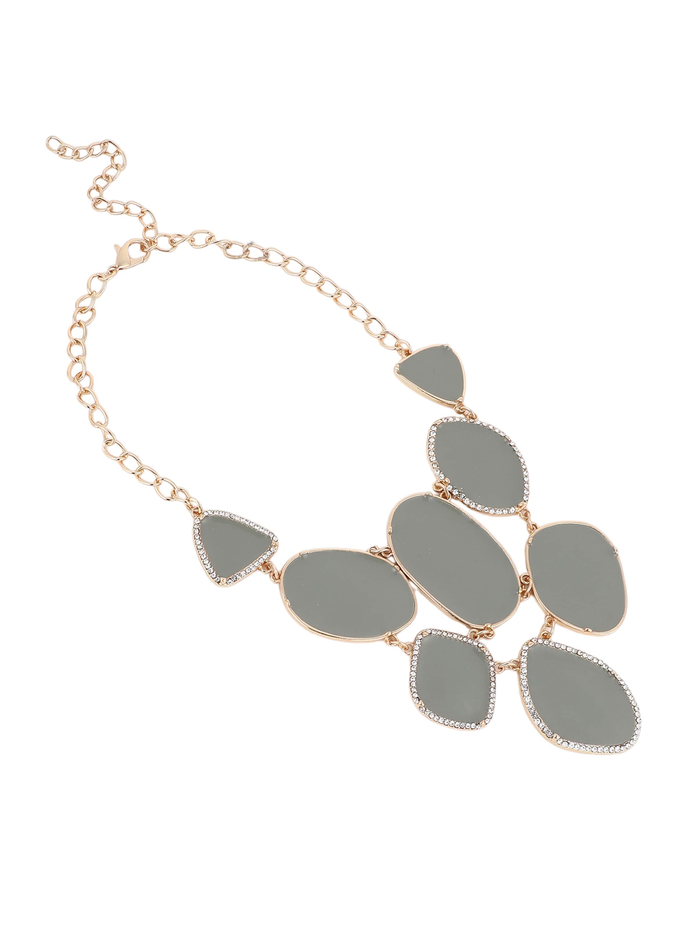 SOHI Halsband 'Starla' i grå: framsida