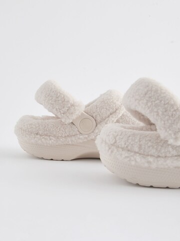 Next Slippers in White