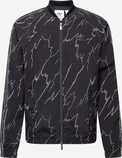 ADIDAS ORIGINALS Veste mi-saison en gris / noir, Vue avec produit