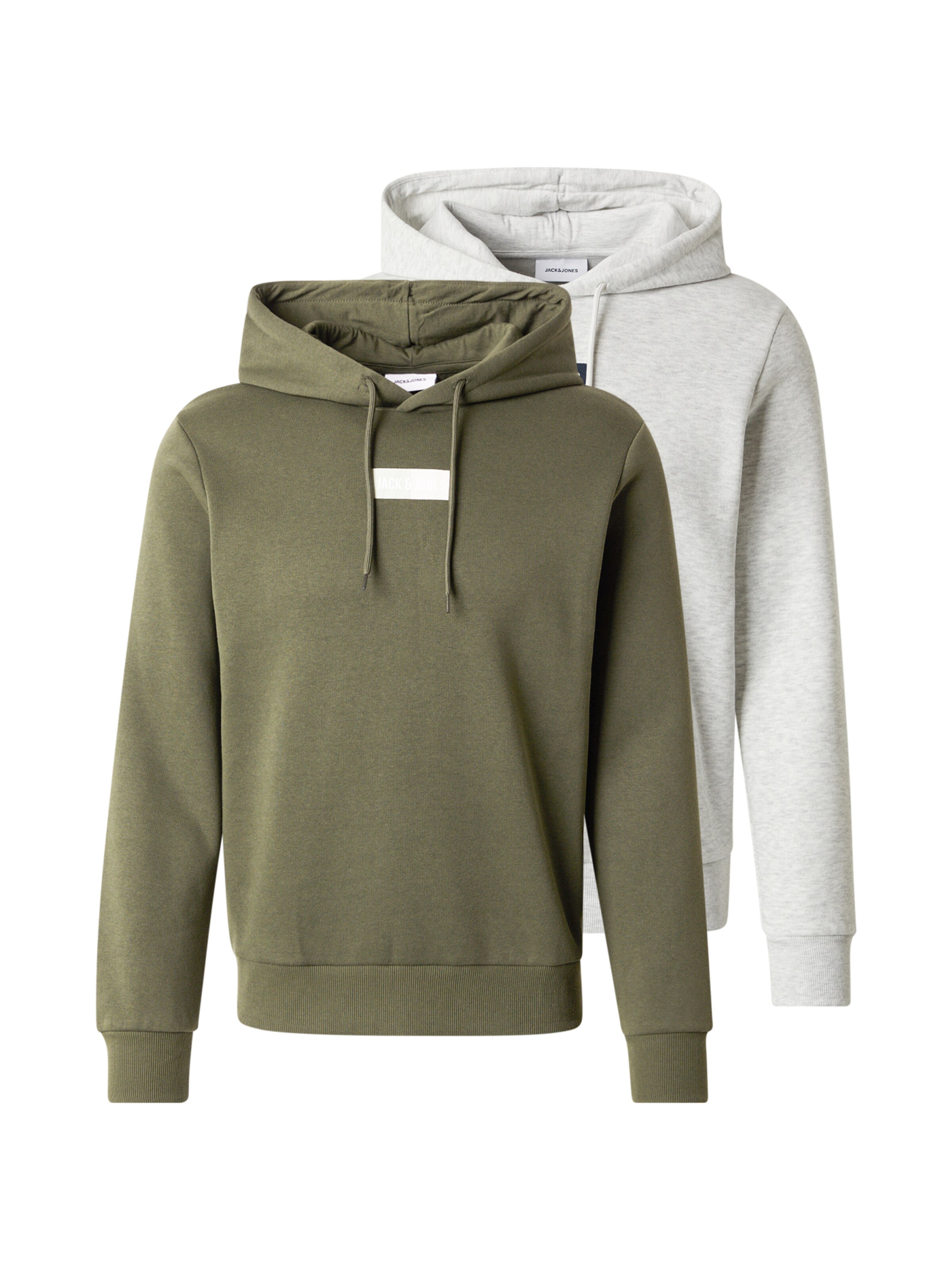 JACK & JONES Sweatshirt 'JJPan' in Green: front