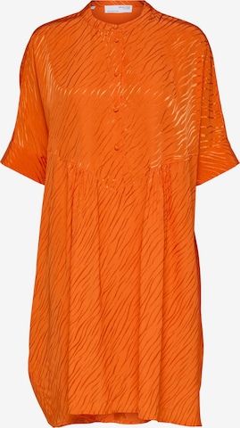 Rochie tip bluză 'Abienne' de la Selected Femme Curve pe portocaliu: față