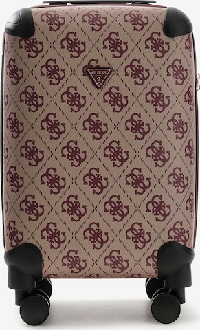 GUESS Чемодан на колесиках 'BERTA' в Бежевый: спереди
