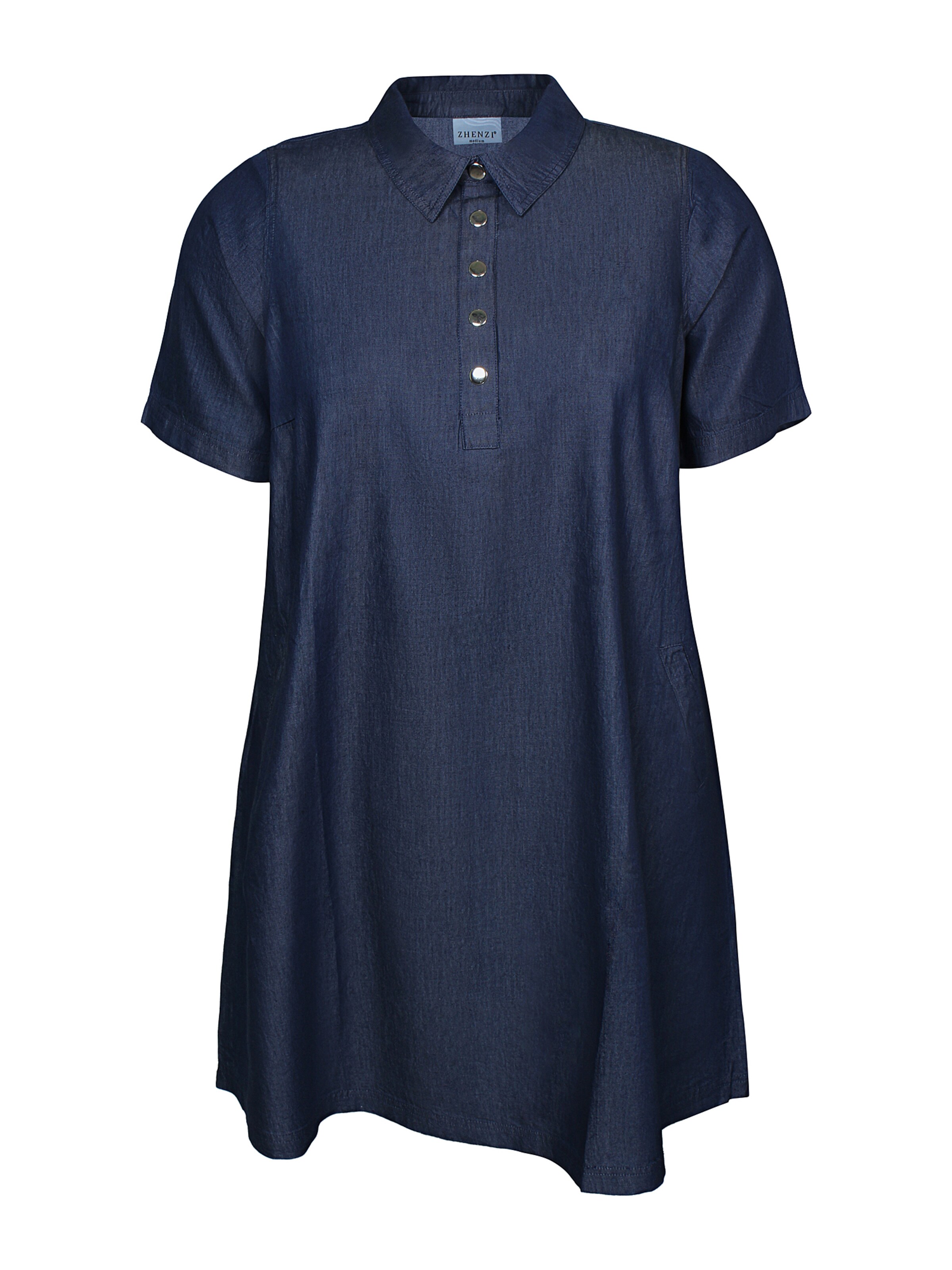 Zhenzi Tunic 'Jayla' in Blue: front