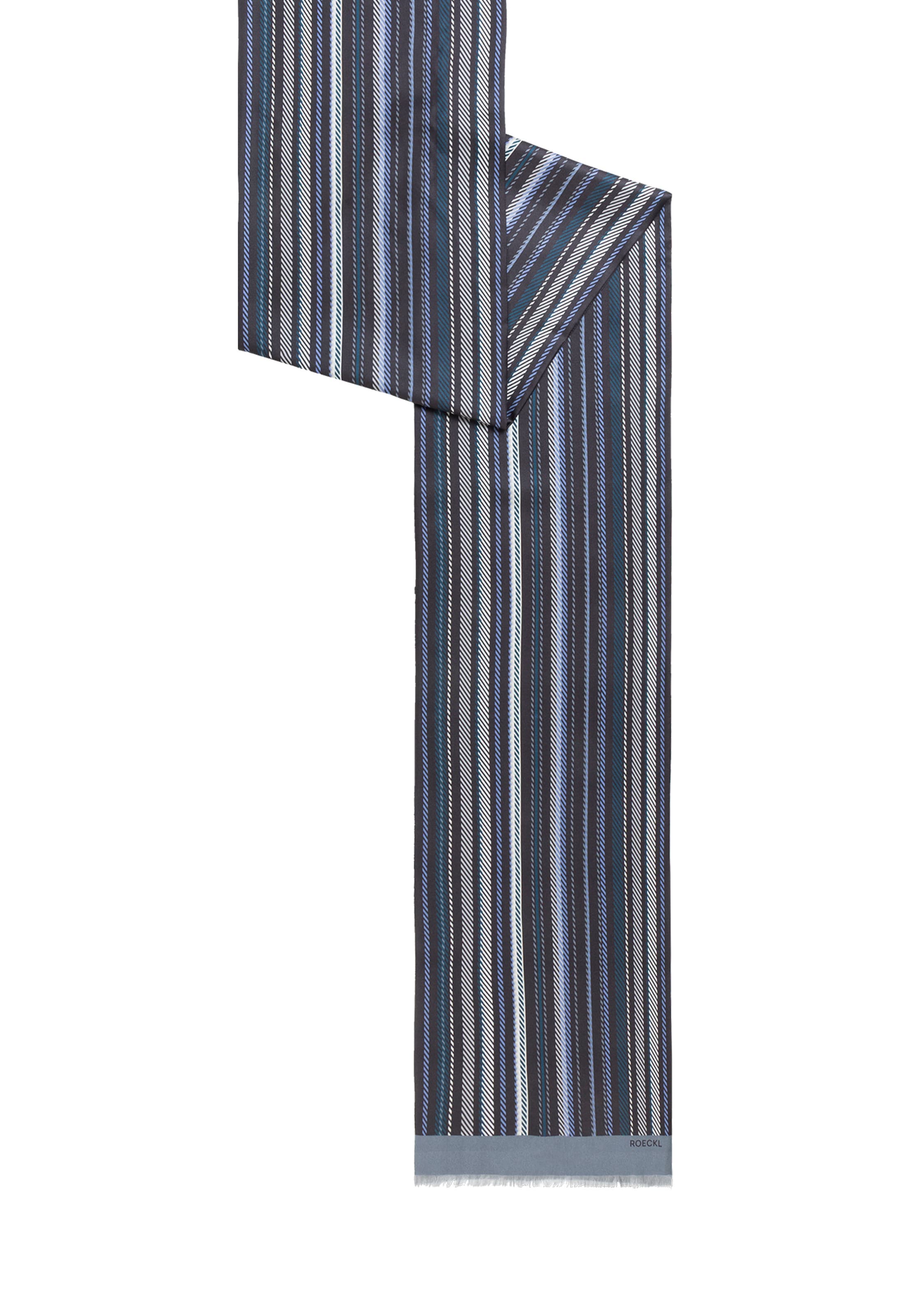 Roeckl Sjaal ' TAILORED STRIPES ' in Blauw