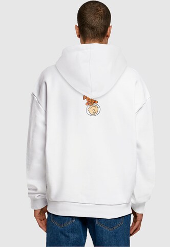 Merchcode Sweatshirt 'Peanuts - Charlie' in Weiß