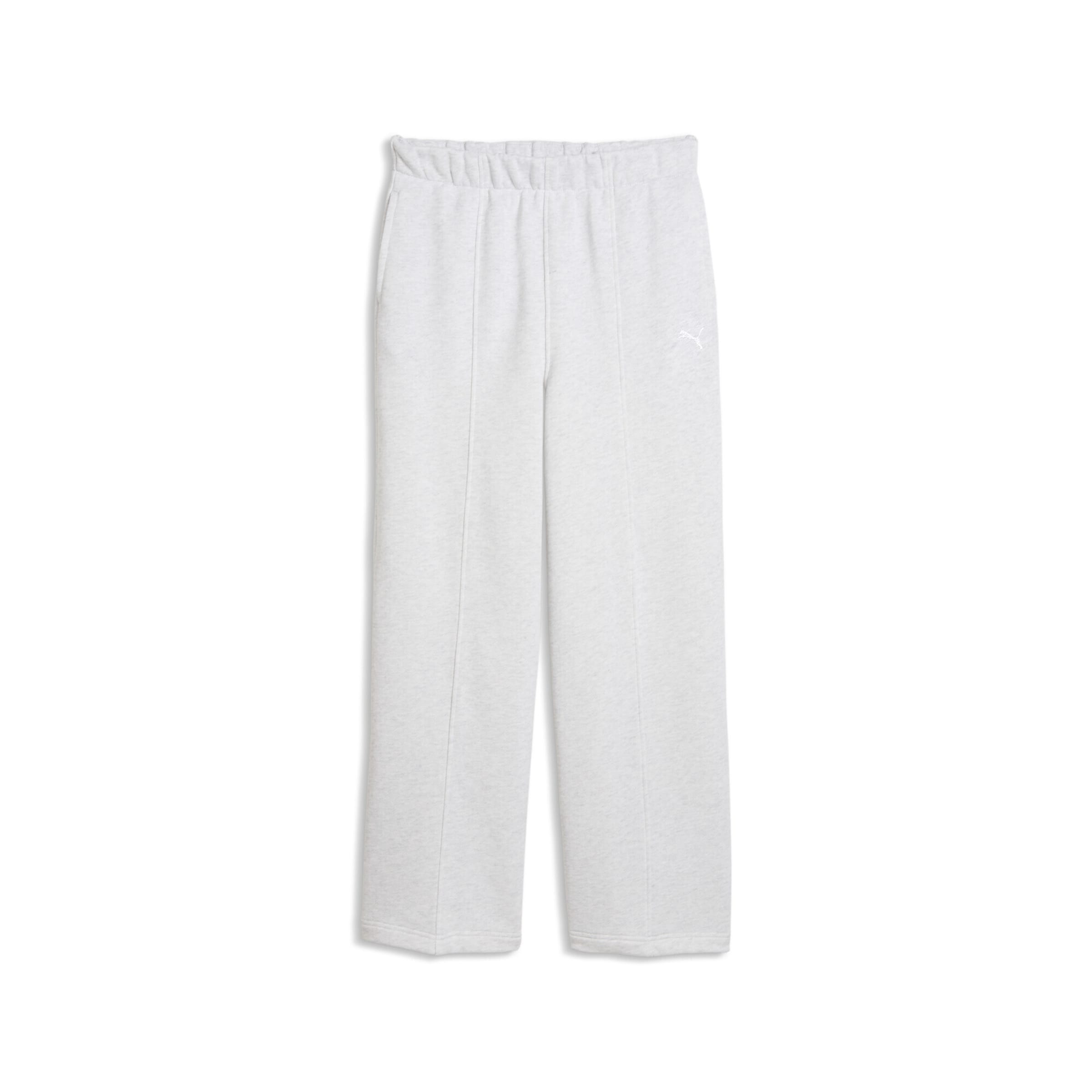 Regular Pantalon de sport PUMA en blanc : devant
