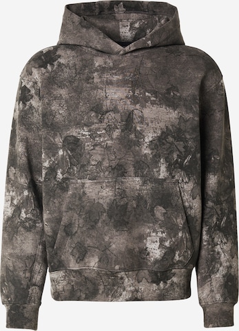 Abercrombie & FitchSweater majica 'NEOKNIT MAX POPOVER' - siva boja: prednji dio
